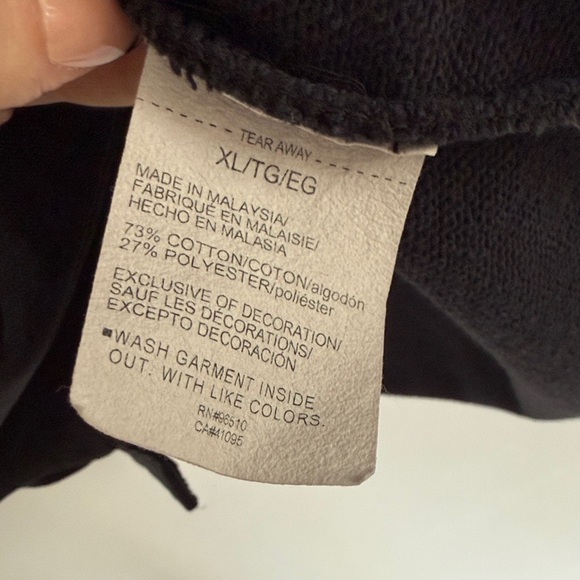 UNDER ARMOUR PROJECT ROCK BLACK CREWNECK SHIRT - Picture 7 of 7